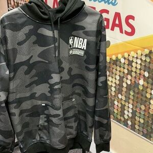 NBA Black and Gray Camouflage Sweatshirt